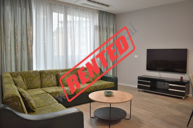 Apartament 1+1 me qira tek Residenca Lake View ne Tirane.
Ambienti eshte i pozicionuar ne katin e 2